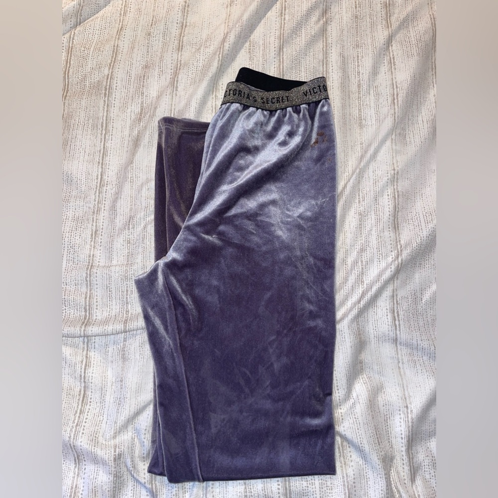 Victoria secret velvet pajama pants. Size small.
